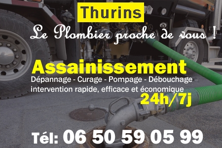 assainissement Thurins - vidange Thurins - curage Thurins - pompage Thurins - eaux usées Thurins - camion pompe Thurins