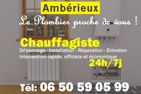 chauffage Ambérieux - depannage chaudiere Ambérieux - chaufagiste Ambérieux - installation chauffage Ambérieux - depannage chauffe eau Ambérieux