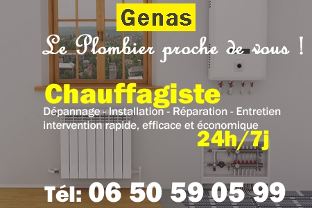 chauffage Genas - depannage chaudiere Genas - chaufagiste Genas - installation chauffage Genas - depannage chauffe eau Genas