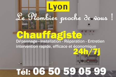 chauffage Lyon - depannage chaudiere Lyon - chaufagiste Lyon - installation chauffage Lyon - depannage chauffe eau Lyon