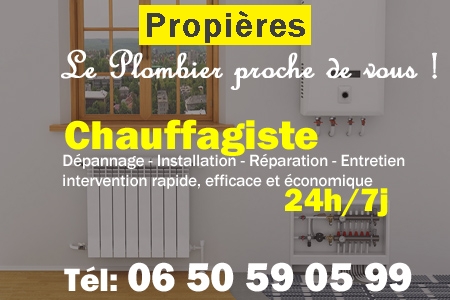 chauffage Propières - depannage chaudiere Propières - chaufagiste Propières - installation chauffage Propières - depannage chauffe eau Propières