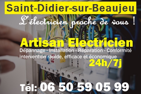 Electricien à Saint-Didier-sur-Beaujeu - Electricité à Saint-Didier-sur-Beaujeu - Coupure de courant à Saint-Didier-sur-Beaujeu - Coupure d'électricité à Saint-Didier-sur-Beaujeu - Installation électrique à Saint-Didier-sur-Beaujeu - Dépannage Vitrier Saint-Didier-sur-Beaujeu - Réparation électrique à Saint-Didier-sur-Beaujeu - Urgence dépannage électrique à Saint-Didier-sur-Beaujeu - Electricien Saint-Didier-sur-Beaujeu pas cher - sos électricien Saint-Didier-sur-Beaujeu - urgence electricien Saint-Didier-sur-Beaujeu - electricien Saint-Didier-sur-Beaujeu ouvert le dimanche - Mise aux normes compteur électrique à Saint-Didier-sur-Beaujeu