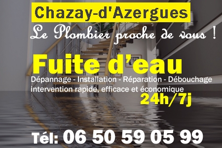 fuite Chazay-d'Azergues - fuite d'eau Chazay-d'Azergues - fuite wc Chazay-d'Azergues - recherche de fuite Chazay-d'Azergues - détection de fuite Chazay-d'Azergues - dépannage fuite Chazay-d'Azergues