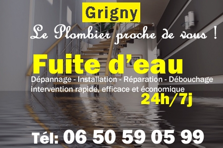 fuite Grigny - fuite d'eau Grigny - fuite wc Grigny - recherche de fuite Grigny - détection de fuite Grigny - dépannage fuite Grigny