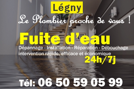 fuite Légny - fuite d'eau Légny - fuite wc Légny - recherche de fuite Légny - détection de fuite Légny - dépannage fuite Légny