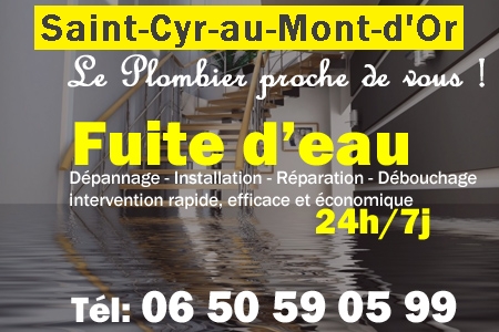 fuite Saint-Cyr-au-Mont-d'Or - fuite d'eau Saint-Cyr-au-Mont-d'Or - fuite wc Saint-Cyr-au-Mont-d'Or - recherche de fuite Saint-Cyr-au-Mont-d'Or - détection de fuite Saint-Cyr-au-Mont-d'Or - dépannage fuite Saint-Cyr-au-Mont-d'Or