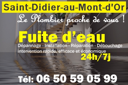 fuite Saint-Didier-au-Mont-d'Or - fuite d'eau Saint-Didier-au-Mont-d'Or - fuite wc Saint-Didier-au-Mont-d'Or - recherche de fuite Saint-Didier-au-Mont-d'Or - détection de fuite Saint-Didier-au-Mont-d'Or - dépannage fuite Saint-Didier-au-Mont-d'Or