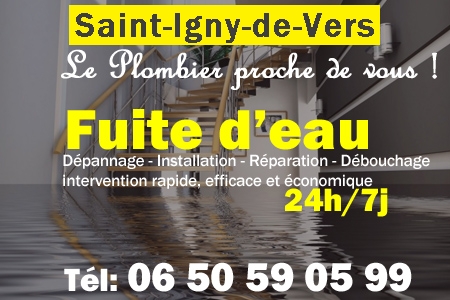 fuite Saint-Igny-de-Vers - fuite d'eau Saint-Igny-de-Vers - fuite wc Saint-Igny-de-Vers - recherche de fuite Saint-Igny-de-Vers - détection de fuite Saint-Igny-de-Vers - dépannage fuite Saint-Igny-de-Vers