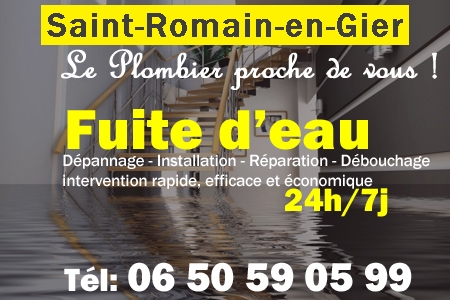 fuite Saint-Romain-en-Gier - fuite d'eau Saint-Romain-en-Gier - fuite wc Saint-Romain-en-Gier - recherche de fuite Saint-Romain-en-Gier - détection de fuite Saint-Romain-en-Gier - dépannage fuite Saint-Romain-en-Gier
