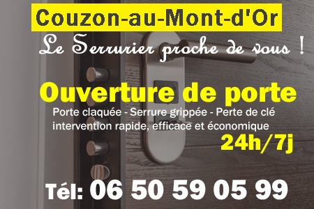 Ouverture de porte Couzon-au-Mont-d'Or - Porte claquée Couzon-au-Mont-d'Or - Porte fermée Couzon-au-Mont-d'Or - serrure bloquée Couzon-au-Mont-d'Or - serrure grippée Couzon-au-Mont-d'Or