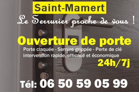 Ouverture de porte Saint-Mamert - Porte claquée Saint-Mamert - Porte fermée Saint-Mamert - serrure bloquée Saint-Mamert - serrure grippée Saint-Mamert