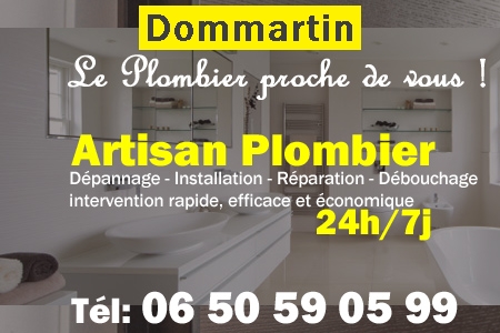 Plombier Dommartin - Plomberie Dommartin - Plomberie pro Dommartin - Entreprise plomberie Dommartin - Dépannage plombier Dommartin