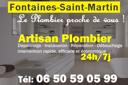 Plombier Fontaines-Saint-Martin - Plomberie Fontaines-Saint-Martin - Plomberie pro Fontaines-Saint-Martin - Entreprise plomberie Fontaines-Saint-Martin - Dépannage plombier Fontaines-Saint-Martin