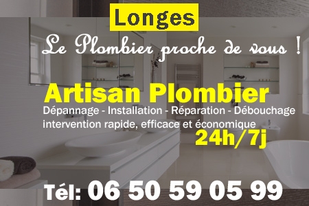 Plombier Longes - Plomberie Longes - Plomberie pro Longes - Entreprise plomberie Longes - Dépannage plombier Longes