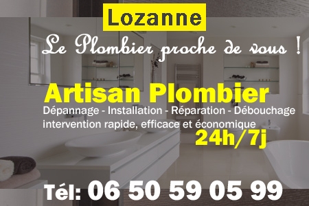 Plombier Lozanne - Plomberie Lozanne - Plomberie pro Lozanne - Entreprise plomberie Lozanne - Dépannage plombier Lozanne