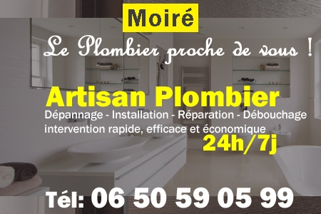 Plombier Moiré - Plomberie Moiré - Plomberie pro Moiré - Entreprise plomberie Moiré - Dépannage plombier Moiré