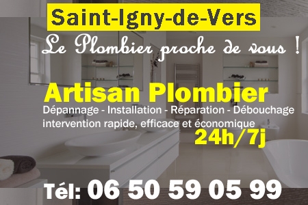 Plombier Saint-Igny-de-Vers - Plomberie Saint-Igny-de-Vers - Plomberie pro Saint-Igny-de-Vers - Entreprise plomberie Saint-Igny-de-Vers - Dépannage plombier Saint-Igny-de-Vers