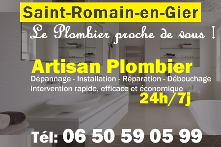 Plombier Saint-Romain-en-Gier - Plomberie Saint-Romain-en-Gier - Plomberie pro Saint-Romain-en-Gier - Entreprise plomberie Saint-Romain-en-Gier - Dépannage plombier Saint-Romain-en-Gier