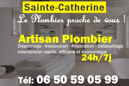 Plombier Sainte-Catherine - Plomberie Sainte-Catherine - Plomberie pro Sainte-Catherine - Entreprise plomberie Sainte-Catherine - Dépannage plombier Sainte-Catherine
