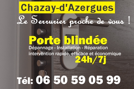 Porte blindée Chazay-d'Azergues - Porte blindee Chazay-d'Azergues - Blindage de porte Chazay-d'Azergues - Bloc porte Chazay-d'Azergues