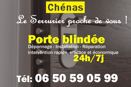 Porte blindée Chénas - Porte blindee Chénas - Blindage de porte Chénas - Bloc porte Chénas