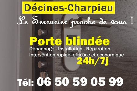 Porte blindée Décines-Charpieu - Porte blindee Décines-Charpieu - Blindage de porte Décines-Charpieu - Bloc porte Décines-Charpieu