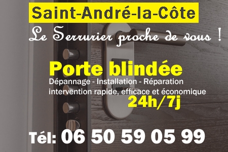Porte blindée Saint-André-la-Côte - Porte blindee Saint-André-la-Côte - Blindage de porte Saint-André-la-Côte - Bloc porte Saint-André-la-Côte