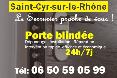 Porte blindée Saint-Cyr-sur-le-Rhône - Porte blindee Saint-Cyr-sur-le-Rhône - Blindage de porte Saint-Cyr-sur-le-Rhône - Bloc porte Saint-Cyr-sur-le-Rhône