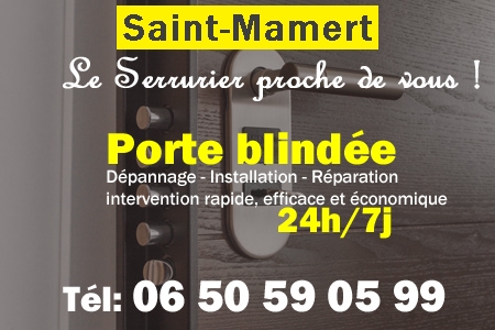 Porte blindée Saint-Mamert - Porte blindee Saint-Mamert - Blindage de porte Saint-Mamert - Bloc porte Saint-Mamert