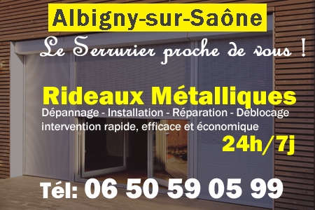 rideau metallique Albigny-sur-Saône - rideaux metalliques Albigny-sur-Saône - rideaux Albigny-sur-Saône - entretien, Pose en neuf, pose en rénovation, motorisation, dépannage, déblocage, remplacement, réparation, automatisation de rideaux métalliques à Albigny-sur-Saône