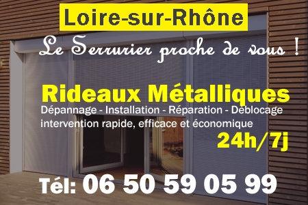 rideau metallique Loire-sur-Rhône - rideaux metalliques Loire-sur-Rhône - rideaux Loire-sur-Rhône - entretien, Pose en neuf, pose en rénovation, motorisation, dépannage, déblocage, remplacement, réparation, automatisation de rideaux métalliques à Loire-sur-Rhône