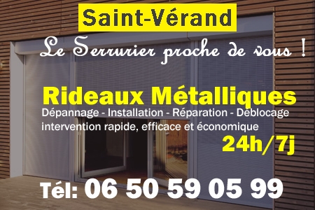 rideau metallique Saint-Vérand - rideaux metalliques Saint-Vérand - rideaux Saint-Vérand - entretien, Pose en neuf, pose en rénovation, motorisation, dépannage, déblocage, remplacement, réparation, automatisation de rideaux métalliques à Saint-Vérand
