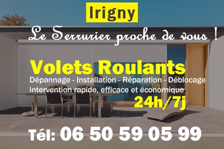 Volet roulant Irigny - volets Irigny - volet Irigny - entretien, Pose en neuf, pose en rénovation, motorisation, dépannage, déblocage, remplacement, réparation, automatisation de volet roulant à Irigny