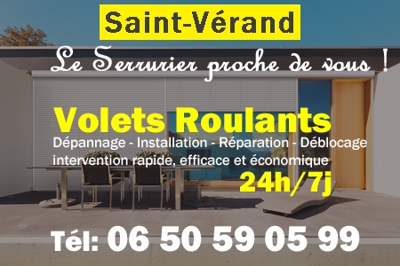 Volet roulant Saint-Vérand - volets Saint-Vérand - volet Saint-Vérand - entretien, Pose en neuf, pose en rénovation, motorisation, dépannage, déblocage, remplacement, réparation, automatisation de volet roulant à Saint-Vérand