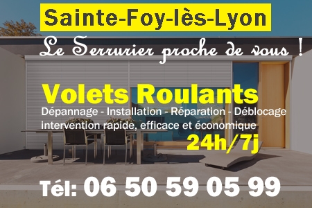 Volet roulant Sainte-Foy-lès-Lyon - volets Sainte-Foy-lès-Lyon - volet Sainte-Foy-lès-Lyon - entretien, Pose en neuf, pose en rénovation, motorisation, dépannage, déblocage, remplacement, réparation, automatisation de volet roulant à Sainte-Foy-lès-Lyon