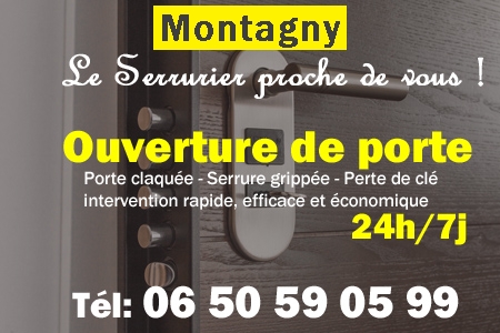 Ouverture de porte Montagny - Porte claquée Montagny - Porte fermée Montagny - serrure bloquée Montagny - serrure grippée Montagny